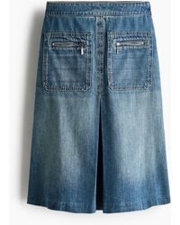 H&M - Denim A-linerok - Lyst