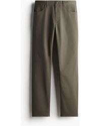 H&M - Katoenen Twill Broek - Lyst