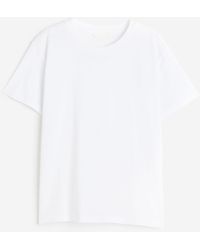 H&M - Katoenen T-shirt - Lyst