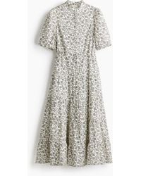H&M - Langes Baumwollkleid - Lyst