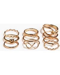 H&M - Set Van 10 Ringen - Lyst