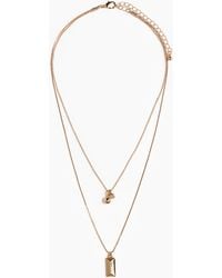 H&M - Zweireihige Halskette mit Anhängern - Lyst