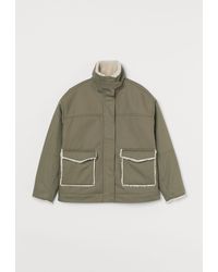 H&M Gevoerd Jack Van Canvas - Groen