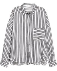 H&M Chemise ample - Gris