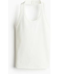 H&M - Haltertop Van Pimakatoen - Lyst