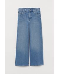h&m wide regular jeans