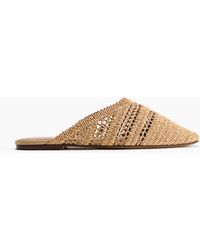H&M - Mules aus Bast - Lyst