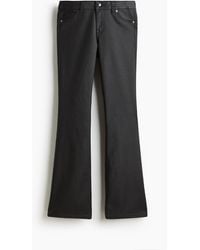 H&M - Flared Low Jeans - Lyst