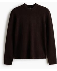 H&M - Angerauter Pullover in Regular Fit - Lyst