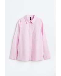 H&M Oxfordbluse - Pink