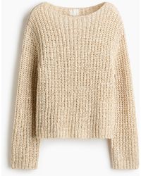 H&M - Pullover mit U-Boot-Ausschnitt - Lyst