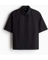 H&M - Kurzarmhemd in Oversized Fit - Lyst