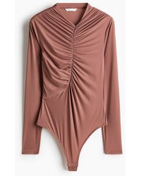 H&M - Body String À Effet Drapé - Lyst