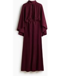 H&M - Kaftankleid mit Cape-Ärmeln - Lyst