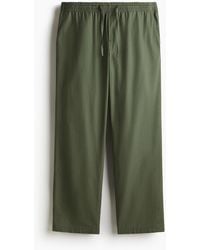 H&M - Popelinehose in Relaxed Fit - Lyst