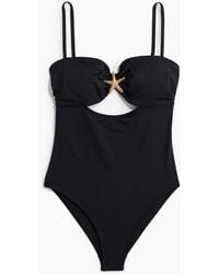 H&M - Badeanzug mit Seesterndetail und wattierten Cups - Lyst