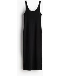 H&M - Geripptes Jerseykleid - Lyst