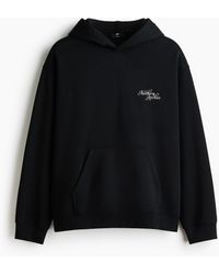 H&M - Bedruckter Hoodie in Relaxed Fit - Lyst