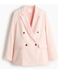 H&M - Double-breasted Blazer - Lyst