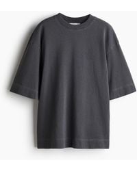 H&M - Oversized Baumwoll-T-Shirt - Lyst