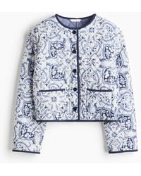 H&M - Gesteppte Popeline-Jacke - Lyst