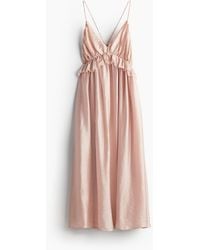 H&M - Kleid mit Volants - Lyst