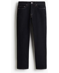 H&M - Straight Regular Jeans - Lyst