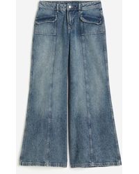 H&M - Wide Regular Jeans - Lyst