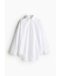 H&M - Chemise en coton avec détails de couture - Lyst