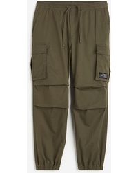 H&M - Cargo-Joggpants aus Baumwolle Relaxed Fit - Lyst