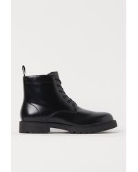 h&m black boots