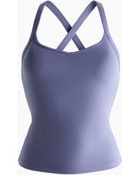 H&M - Sporttop mit integriertem BH und SoftMove - Lyst