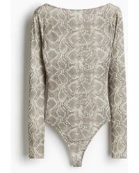 H&M - H & M - Tan - Grau - Damen - Lyst