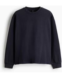 H&M - Langarmshirt mit Print in Loose Fit - Lyst