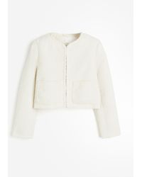 H&M - Bouclé-Jacke - Lyst