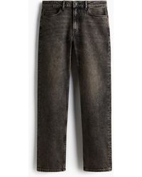 H&M - Straight Regular Jeans - Lyst