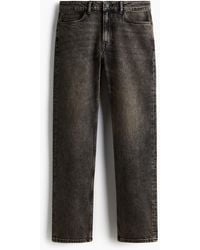 H&M - Straight Regular Jeans - Lyst