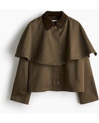 H&M - Jacke mit Cape - Lyst