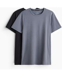 H&M - 2er-Pack Sport-T-Shirts mit DryMoveTM - Lyst