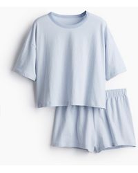 H&M - T-shirt et short de pyjama - Lyst