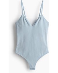 H&M - Seamless Stringbody Met Padded Cups - Lyst