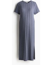 H&M - MAMA Geripptes Kleid - Lyst