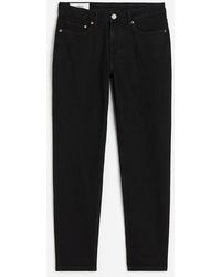 H&M - Regular Tapered Jeans - Lyst