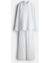 H&M - Pyjama Van Katoenen Flanel - Lyst