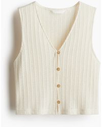 H&M - Gilet aus Strukturjersey - Lyst