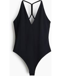 H&M - Body string à encolure en V - Lyst
