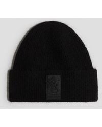 H&M - Gerippte Beanie aus Alpakamix - Lyst