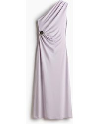 H&M - Draped One-Shoulder Dress - Lyst