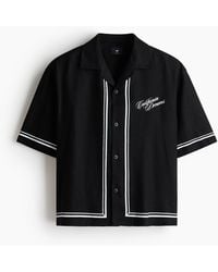 H&M - Casual Overhemd Met Print - Lyst
