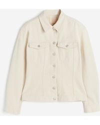 H&M - Taillierte Denimjacke - Lyst